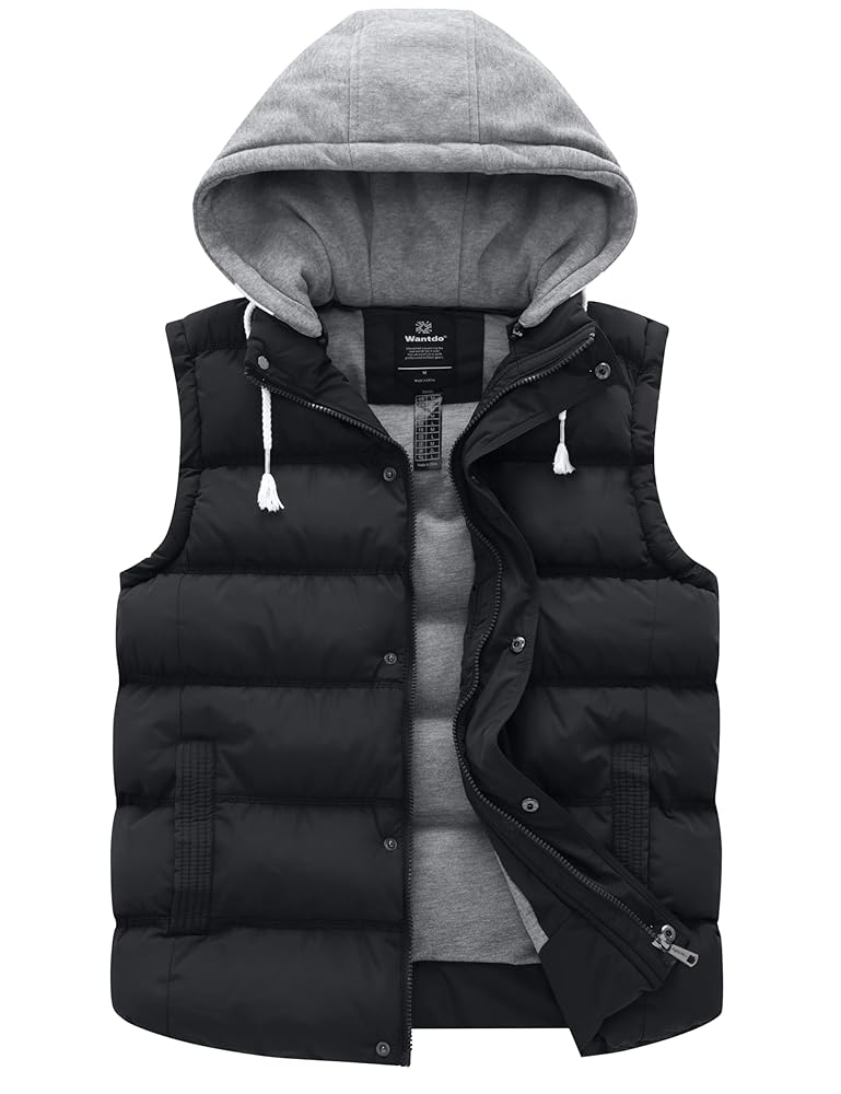 wantdo Womens Warm Quilted Puffer Vest Winter Coat Outwear